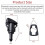 Windshield Washer Nozzle for Chrysler Dodge Jeep 4805742AB 2