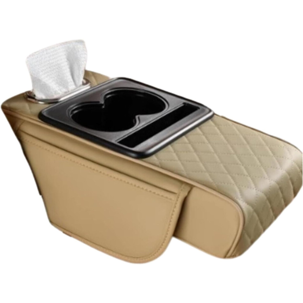 Car Armrest Pad Memory Foam Leather Universal Fit 9401284964162