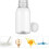 Milk Bottles with Lids Transparent Plastic 250ml 10pcs 3