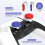 PS5 silicone thumb grips multi-color 8-piece pack 2