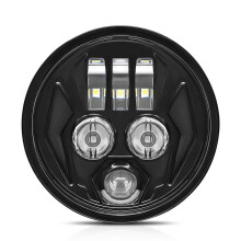 5.75 Inch Motorcycle Headlight High/Low DRL&Turn Signal Lights for Iron 883 Dyna Wide Glide Nightster Forty Eight