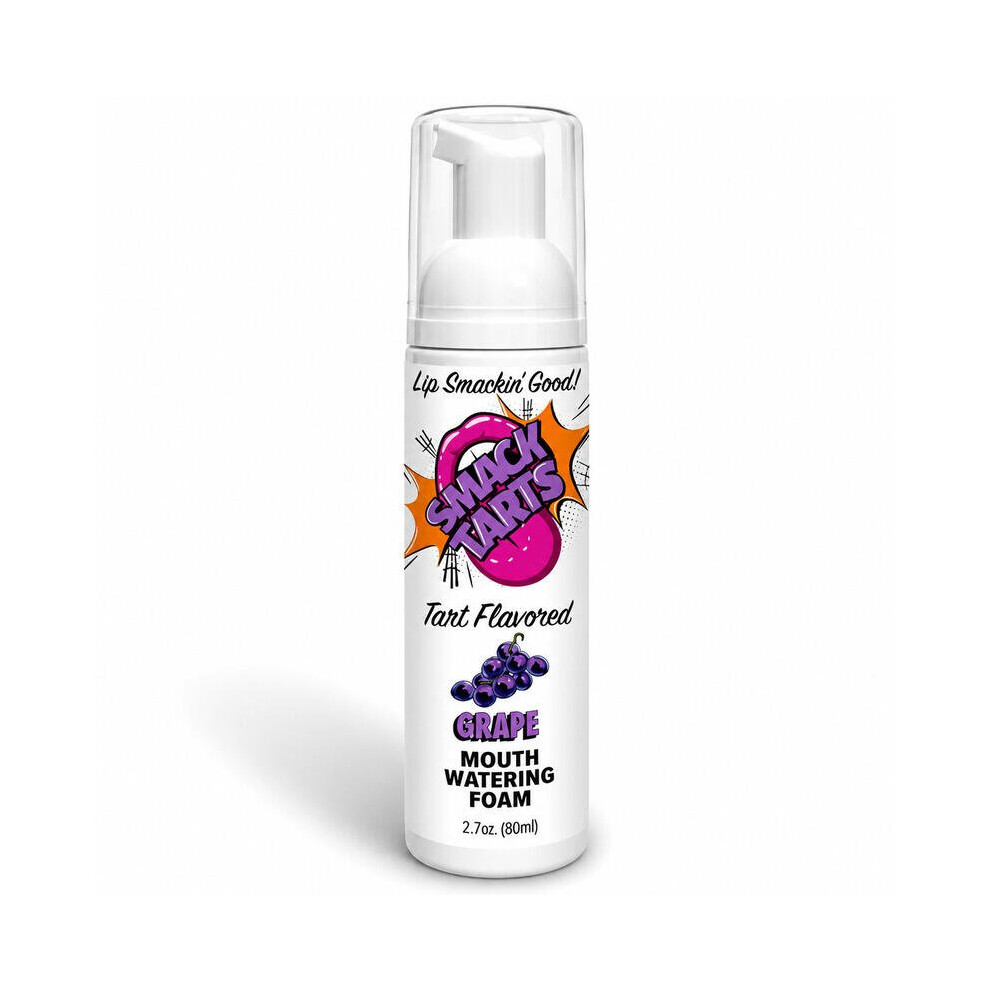 Doc Johnson Smack Tarts Mouthwatering Foam – Sour Grape – 2.7Oz Bottle