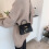 Bolsa feminina de ombro, bolsa da moda, bolsa de couro com capacidade para celular. 4