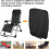 Folding Lounge Chair Covers Black 2-Pack 71x34x110 cm 2