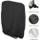 Folding Lounge Chair Covers Black 2-Pack 71x34x110 cm 3