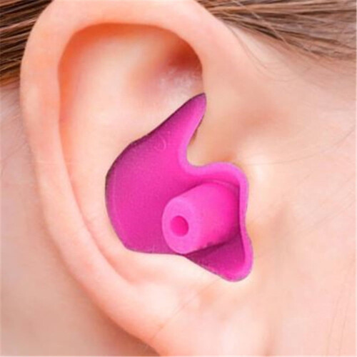 Swimming Ear Plugs Silicone Reusable 3 Pairs 1