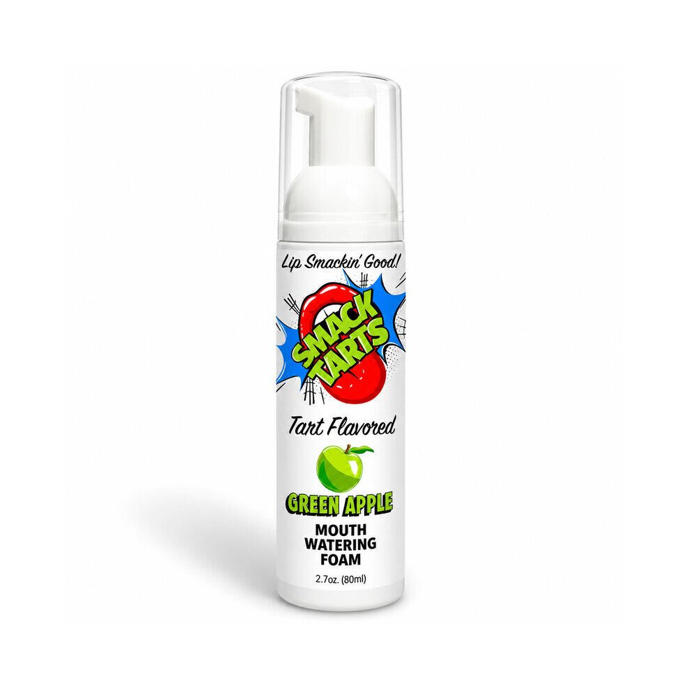 Doc Johnson Smack Tarts Mouthwatering Foam – Sour Green Apple – 2.7Oz Bottle