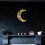Applique murale décorative en bois en forme de lune (1 pièce) 4