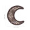 Applique murale décorative en bois en forme de lune (1 pièce) 6