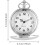 Classic Retro Pocket Watch with Chain Set of 2 2