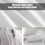 InsCray King Bed Sheet Set with Pillow Covers 4-Piece 8