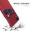 iPhone XR case with card holder - Red 2