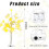 Artificial Tree with Warm White LED Lights 2FT 5