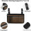 Wheelchair Side Bag with Cup Holder and Reflective Strip 5
