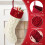 Kerstkousen met letters, wit, 20 inch 3