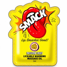 Smack Tarts Lickable Massage Oil – Passion Fruit – 3ml Sachet