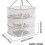 Hanging Drying Rack Foldable Mesh 3-Layer 3