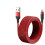 iPhone-compatible red charging cable 5m 2