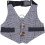 Rabbit Vest Harness and Leash Set Formal Suit Style 3