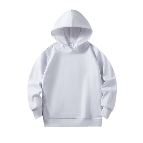 Kids long sleeve solid hoodie sweatshirt for 7-8 years