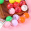Plastic toy vending capsules half-transparent round 100 pcs 3