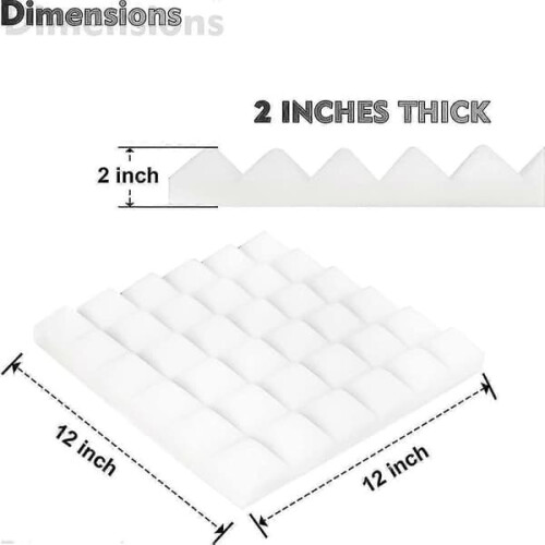 Acoustic Panels Soundproofing Foam 12-Pack 1