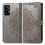 Samsung Galaxy A52/A52s mandala leather case grey 2