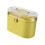Boîte de rangement avec couvercle et poignée, deux compartiments, jaune 4