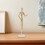 Supporto trasparente in plastica per action figure (1 pezzo) 4
