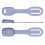Clip LED portatile ricaricabile per leggere libri 5