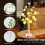 Artificial Christmas Tree with Warm White LED Lights 2FT 6
