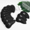 Black Golf Club Covers PU Material 12 Pcs 1
