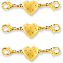 Tiontaire Clasp Maighnéadach Croí do Muince Bráisléid Óir