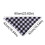 Jacenvly Plaid Cotton Pet Bandana 1 Piece 2