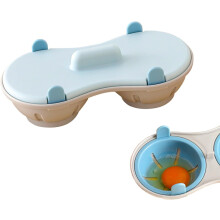 Microwave Egg Poacher Silicone 2-Cavity