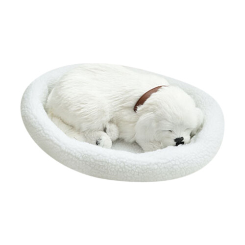 Cachorro de brinquedo realista dormindo com som de respiração e 1