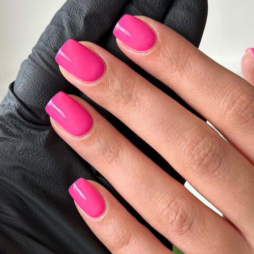 Ycandiee Short Square Press-On Nails Glossy 1