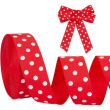 Κορδέλα Grosgrain πουά 1,5 ίντσες x 30 γιάρδες
