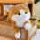 Peluche Chat Lestée Jaune Douce 1 pièce 1