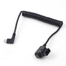 USB-C-auf-D-Tap-Spiralkabel, 12-polig, Hirose