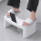 Blue Foldable Squatting Toilet Step Stool 1pc 2