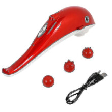 Dolphin elektromos testmasszírozó USB kék-piros