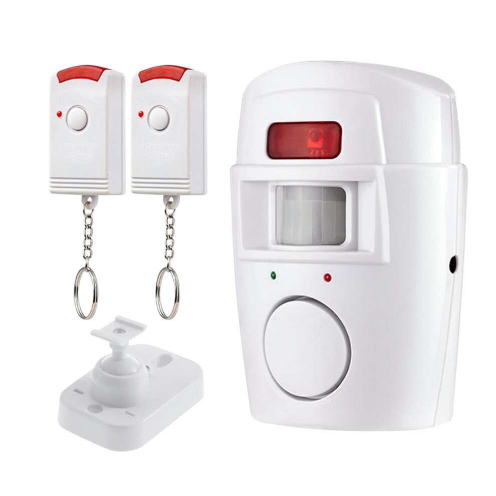Infrared Alarm System With Motion Detector 2 Remotes 9066521326907