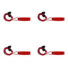 Emergency whistle portable 120dB 4 pcs with neck strap