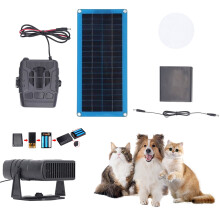 Aquecedor solar para galinheiro de 30W com proteção contra superaquecimento.