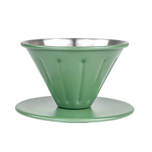 Tasse à filtre à café en acier inoxydable pour usage domestique