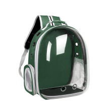 Mochila transportadora para gatos con diseño de cápsula espacial, aprobada por las aerolíneas.