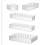 Acryl make-up organizer, stapelbare bureau-opberger (5 stuks) 1