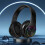 Casque sans fil supra-auriculaire pliable Bluetooth 5.0 avec 2