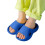 Children's blue open-toe flip flops for summer, size 1